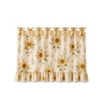 thumbnail image 1 of Oven Skirt Curtain,Heat Resistant Liner Stove Cover Skirt with Elegant Ruffle Trim | Rustic Handmade Oven Door Curtain for Furniture Surface Dustproof,29.72x21.65 Inch, 1 of 9