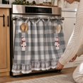 thumbnail image 1 of Oven Skirt Curtain with Tie Top, Farmhouse Decorative Stove Door Panel Curtain, Rustic Kitchen Decor for Country Home Kitchen Decoration, 1 of 6