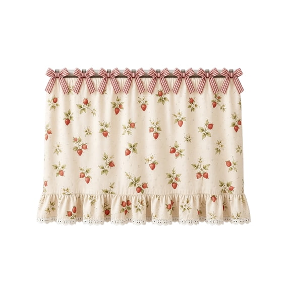 Oven Skirts, Upgrade Dishwasher Decor Curtain 30.71*21.65 Inch, Handmade Heat Resistant Farmhouse Oven Cover (E)