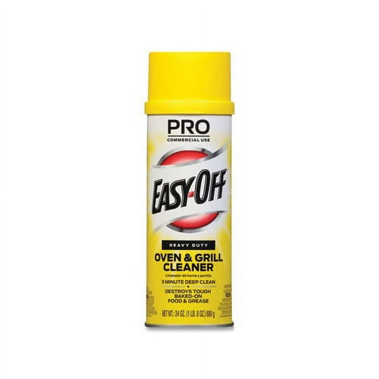 Professional Easy-Off Oven and Grill Cleaner, 24 oz Aerosol, 6/Carton