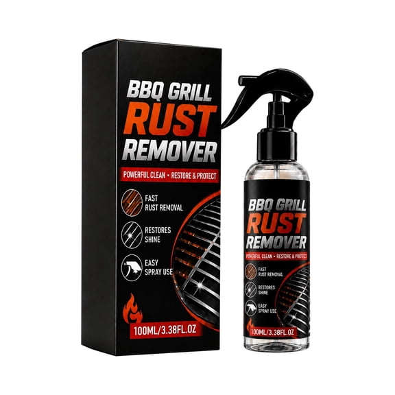 Oven and Grill Rust Remover Spray, Rust and Oxidation Cleaner for Barbecue Grates and Metal Cooking Equipment, 100ml