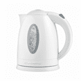 thumbnail image 1 of OVENTE 1.7L Electric Kettle with 1100W Fast Boiling Water, White KP72W | Best For Coffee or Tea, BPA-Free, Water Level Gauge, Auto Shut-Off, Indicator Light, Boil-Dry Protection & Removable Filter, 1 of 8
