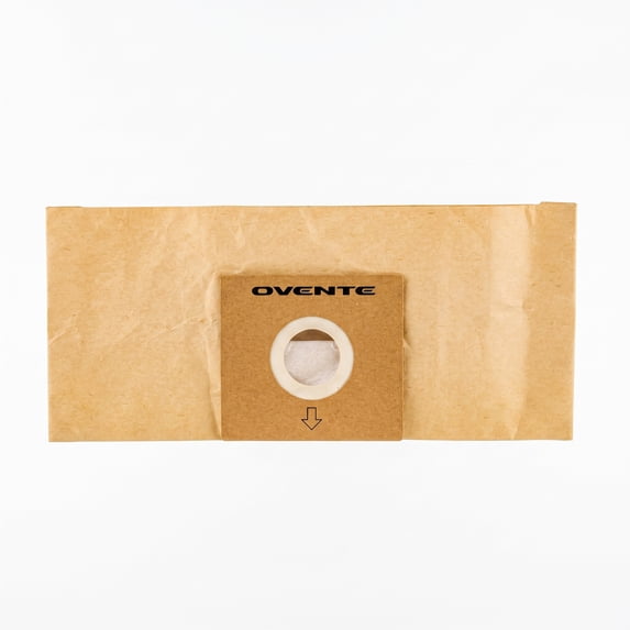 OVENTE Replacement Dust Bags for ST1600B, Pack of 4, Brown ACPST16704 | Compatible with other vacuum cleaners with similar dust output, Perfect Bundle Set for Efficient Cleanup