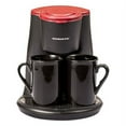 thumbnail image 1 of Ovente CM3BR Two Serving Coffeemaker with 2 Ceramic Personal Cups, 1 of 2