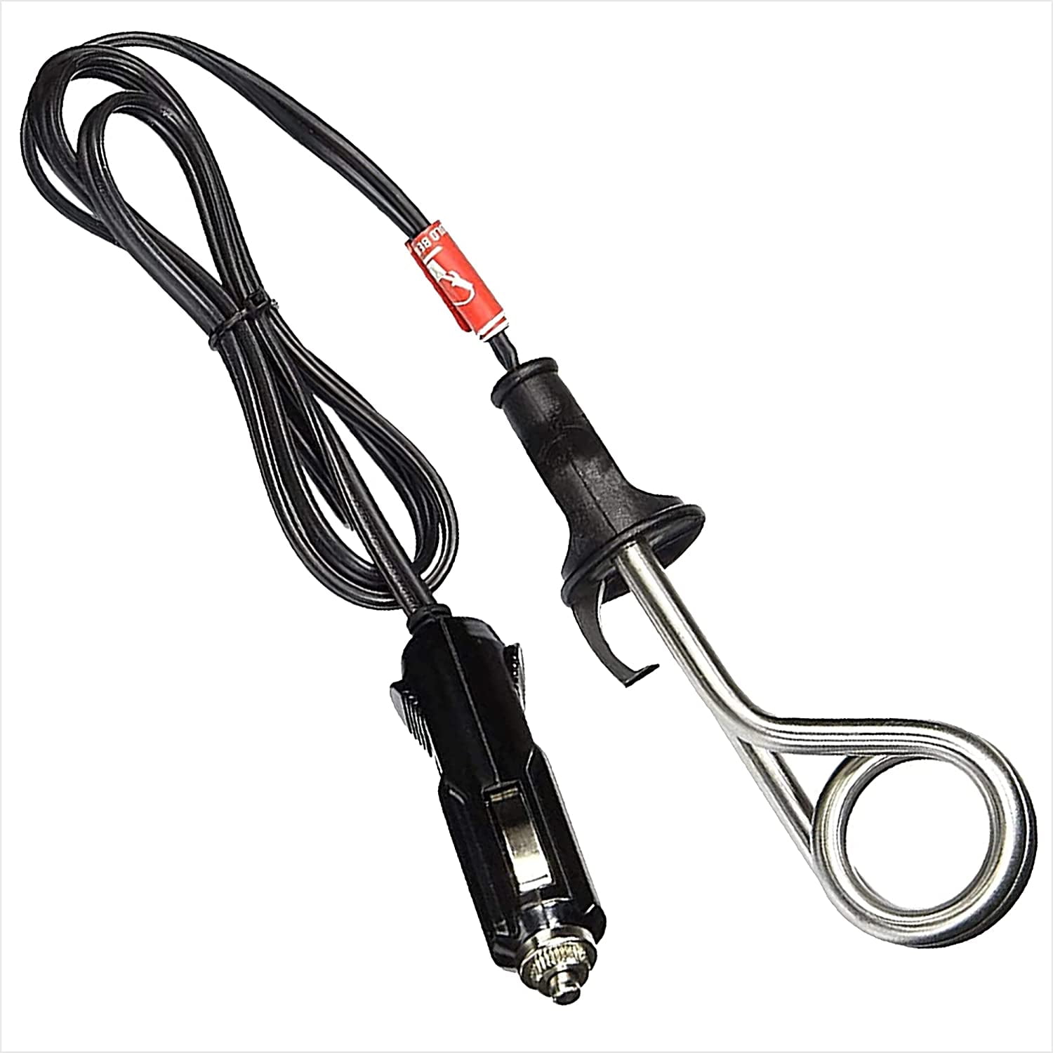 Ovente Car Electric Immersion Heater for Tea Coffee u0026 Soup, 150 Watt Power  Portable Travel Submersible Instant Hot Water Stainless Steel Warmer, Light  Weight u0026 Easy to Clean, Black Pack of 1