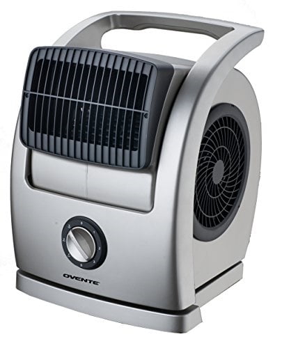 Ovente Cool Breeze Blower Fan 100 Watts with 90 Degree Oscillation & 3 Speed Settings, Steady and Oscillating Mode with Low Noise Technology, Perfect for Sleeping or Quiet Events, Gray (BF74G)