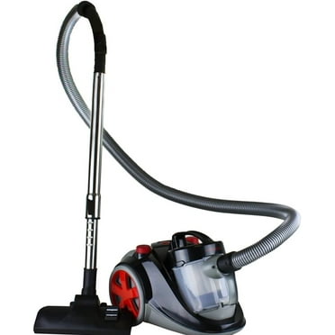 Ovente Electric Bagless Canister Vacuum Cleaner 1.5L Dust Cup, Portable Corded Suction Lightweight Machine with Cleaning Tool Easy Clean for Hard Floor or Carpet