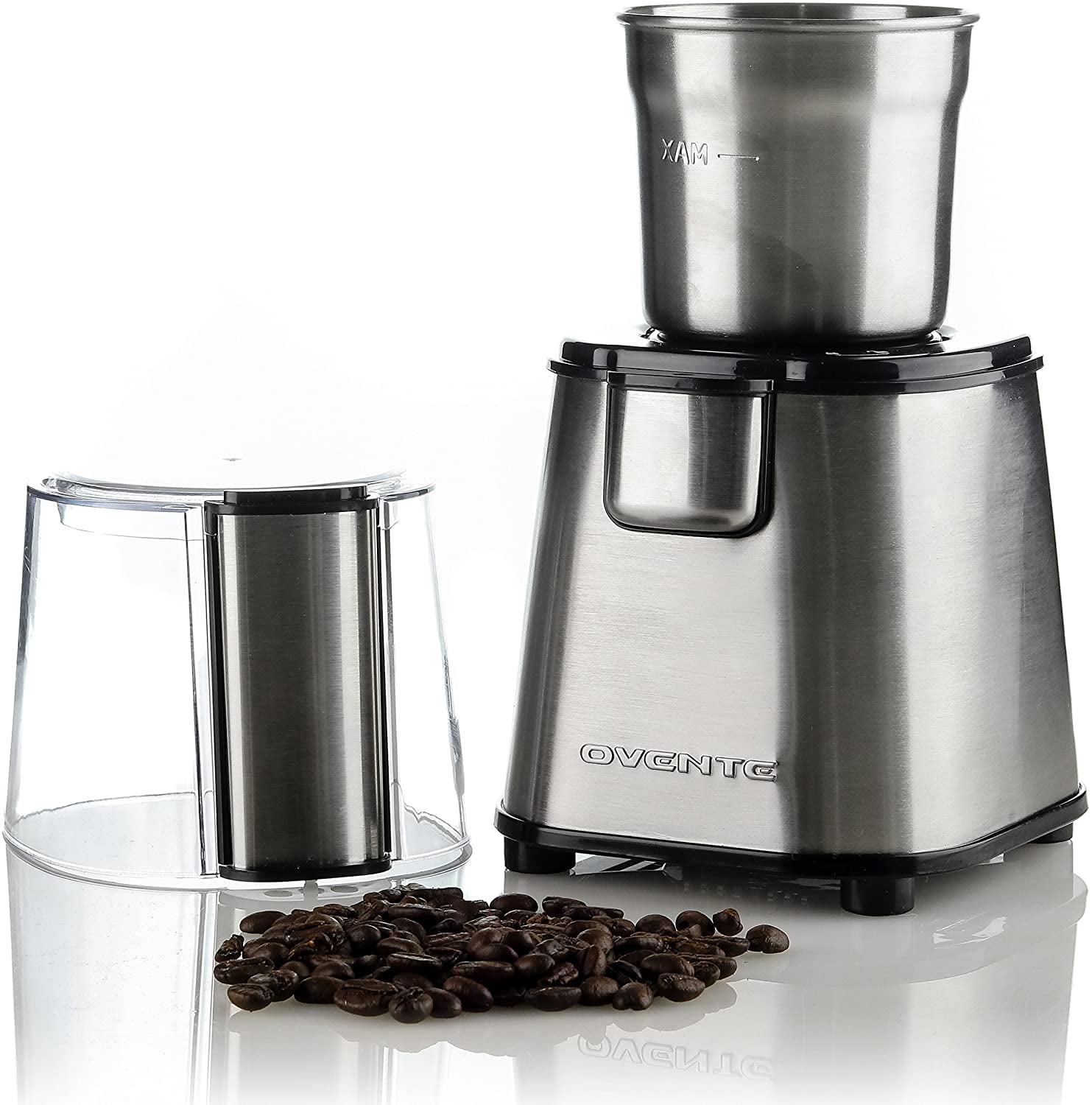 Fast Touch Electric Coffee and Spice Grinder With Stainless Steel Blad