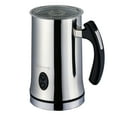 thumbnail image 1 of Ovente Electric Double Wall Insulated Non Stick Milk Frother and Steamer Hot & Cold 5 Ounce 10 Ounce Heated Capacity Warmer Whisker for Latte Cappuccino Espresso Coffee Hot Chocolate Chrome FR4810CH, 1 of 8