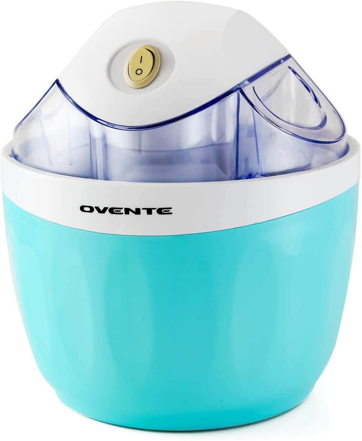 Ovente Electric Ice Cream Maker 1 Quart Freezer Bowl with Easy-Lock Lid, 15  Watt Healthy Homemade Sorbet Frozen Yogurt Making Mini Machine, Perfect