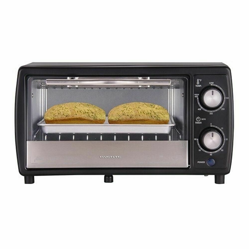 Ovente 4 Slice Countertop Toaster Oven, 700W Stainless Steel Body