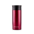 thumbnail image 1 of Ovente Stainless Steel Vacuum Insulated Coffee Water Mug, 12 oz Portable Double Wall Handheld Tumbler with Tea Infuser, BPA-Free Spill Proof Travel Friendly for Hot Cold Beverage, Red MSA12R, 1 of 9