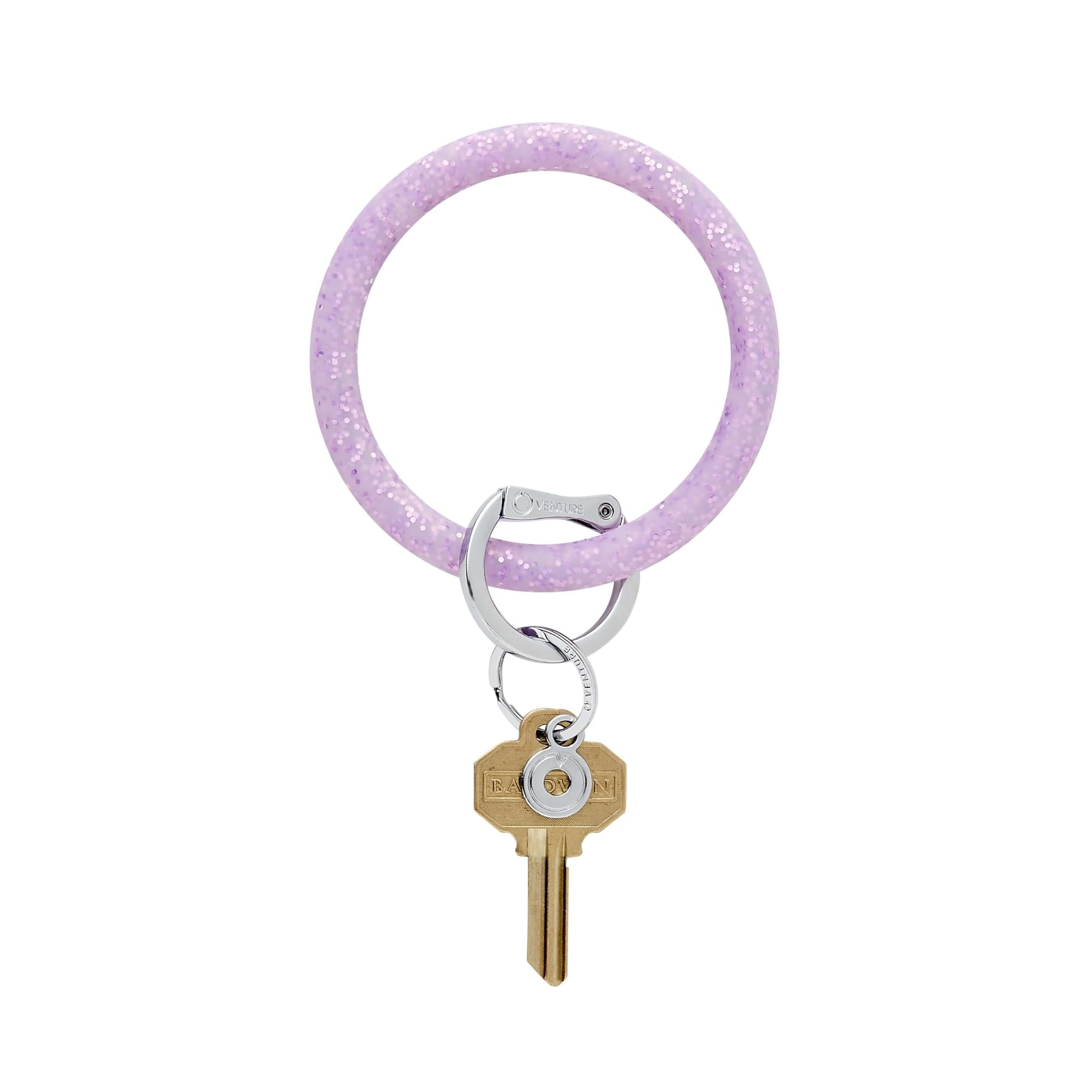 Oventure, The Original Bracelet Keychain, Silicone Big O Key Ring - Confetti Collection (In The Cabana Confetti)