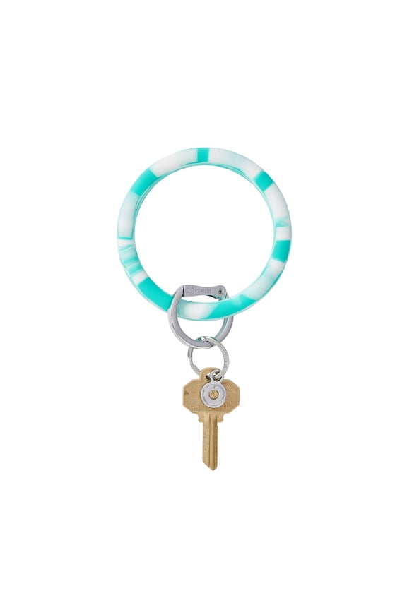 , The Original Bracelet Keychain, Silicone Big O Key Ring - Marble Collection