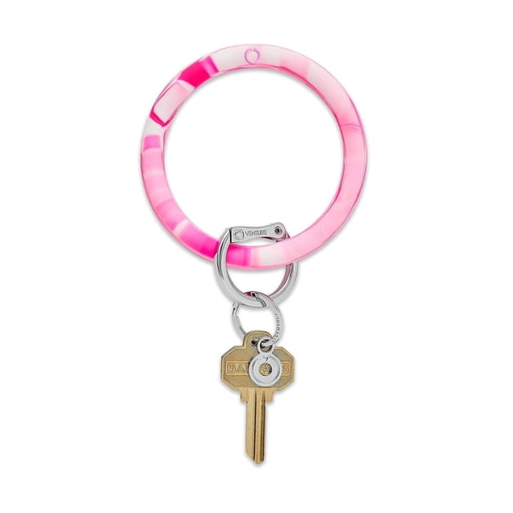 Oventure, The Original Bracelet Keychain, Silicone Big O Key Ring - Marble Collection