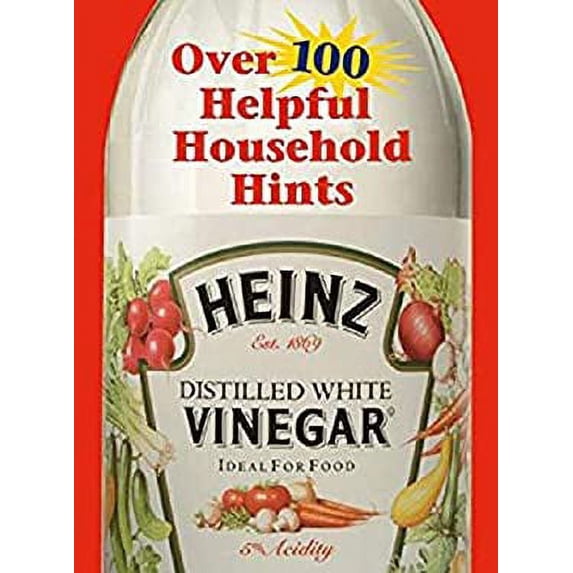Pre-Owned Heinz Distilled White Vinegar Over 100 Helpful Household Hints (Spiral-bound) 141271365X 9781412713658