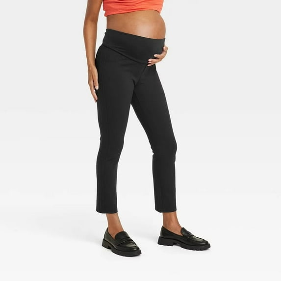 Over Belly Ponte Skinny Maternity Pants - Ingrid & Isabel Maternity, Black, Size XL