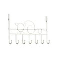 thumbnail image 1 of Over-Door Hook Organizer - 16.14" Metal Door Hanger with U-Shaped Hooks, No-Drill Storage Solution for Bedroom & Kitchen, Available in 3 Colors, 1 of 6