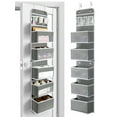 thumbnail image 1 of Over Door Organizer, Delamu 1 Split into 2 Hanging Storage Organization for Bathroom, Door Organizer Hanging, 1 of 8
