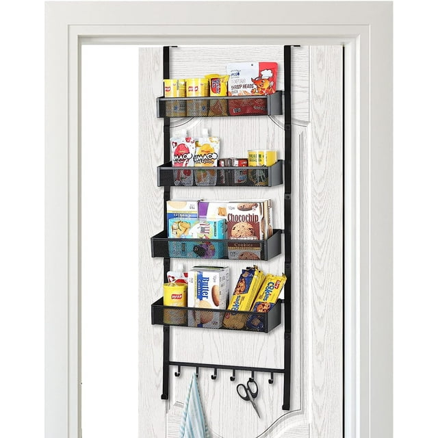 Over the Door Pantry Organizer, 5Tier Pantry Door Organization and