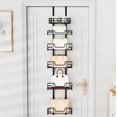 thumbnail image 1 of Over Door Purse Organizer with Adjustable Baskets, Wall Mounted Handbag Storage Rack, 1 of 8