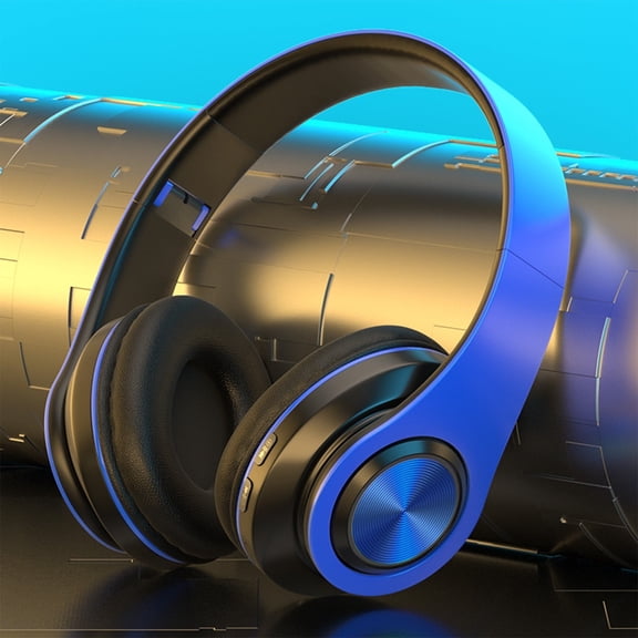 Over-Ear Bluetooth 5.1 Headphones - Wireless, Subwoofer Deep Bass, Game & Sports-Ready, Works with Phones & Laptops for All-Day Use