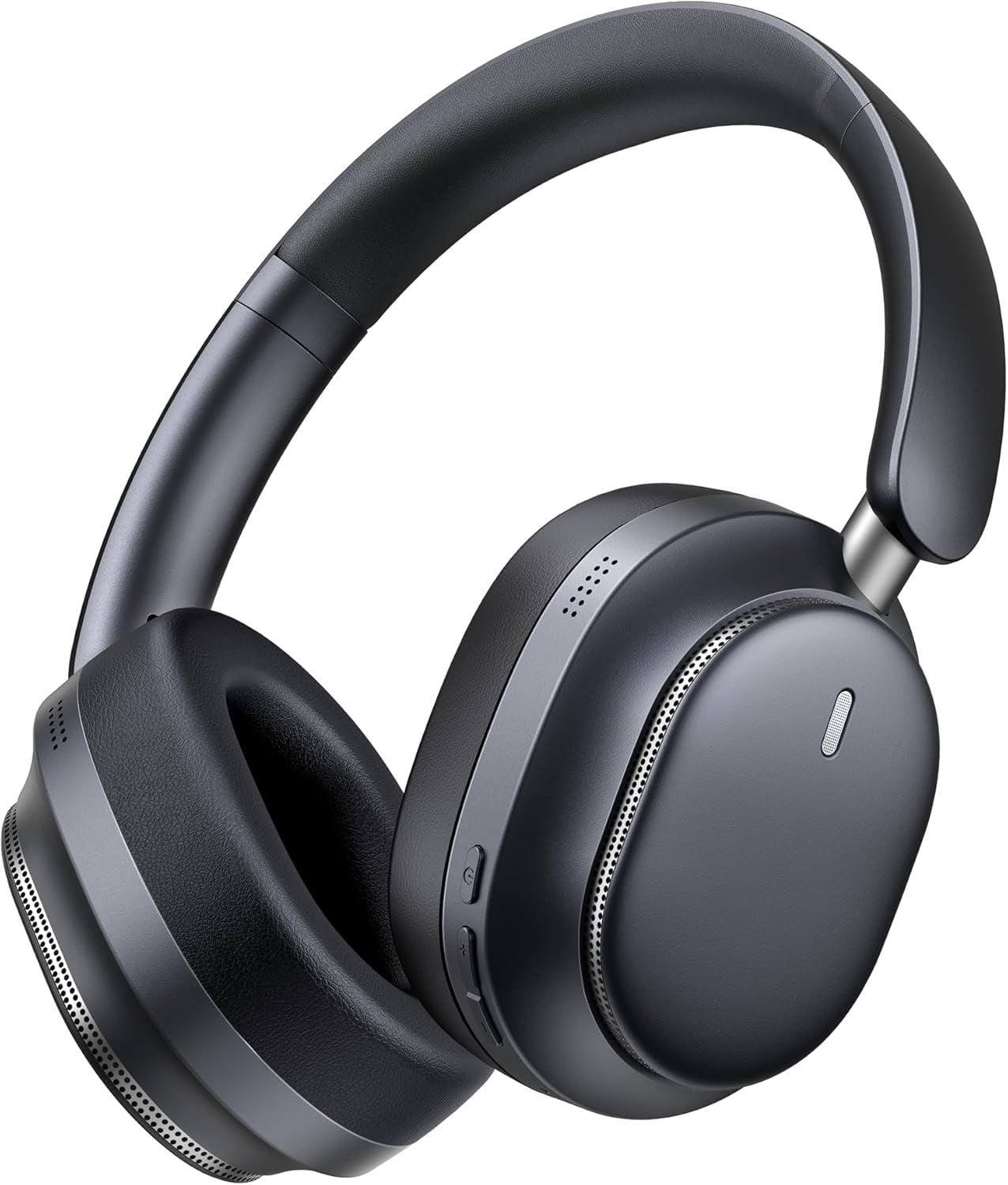 Over Ear Bluetooth Wireless Headphones, 50H Playtime, Deep Bass, HiFi Stereo Sound, Lightweight Foldable for Travel, Home and Office, Black