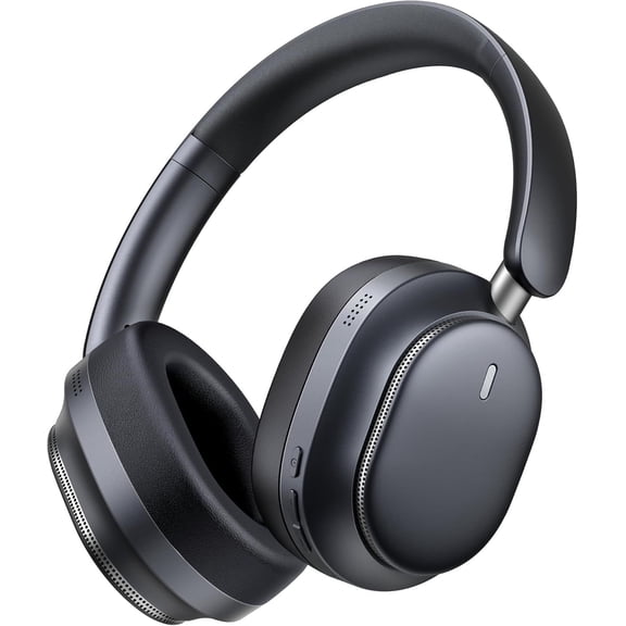 Over Ear Bluetooth Wireless Headphones, 50H Playtime, Deep Bass, HiFi Stereo Sound, Lightweight Foldable for Travel, Home and Office, Black