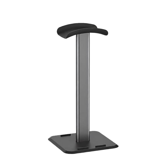 Over-Ear Desk Headphone Stand, Compact Storage Holder, Curved Top Support, Aluminum Alloy Post, 23.5cm Size Reference for Home