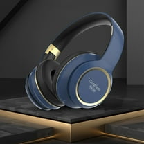 Over Ear Headphones, Headset Wireless Bluetooth Headset Folding Talking Gaming Headset, Bluetooth Over Ear Headphones(Blue)