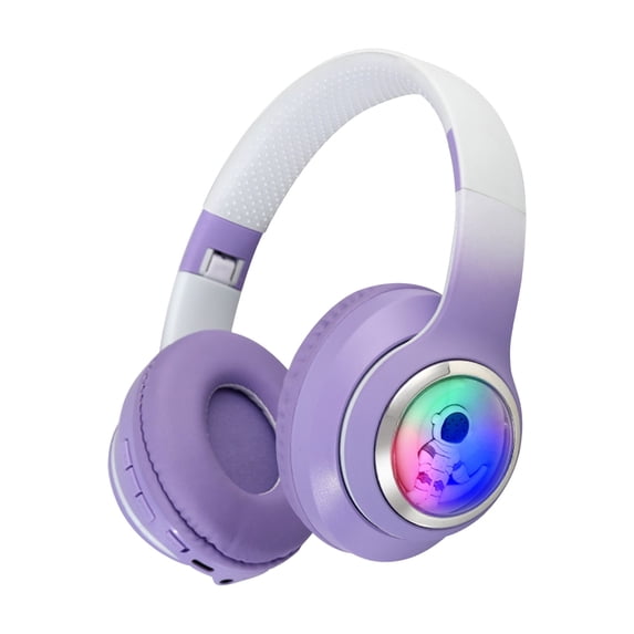 Over-Ear Wired Headphones with Microphone with 1.45m-Tangle-Free Nylon Line&3.5mm Plug,Lightweight Foldable & Portable Headphones for Smartphone,Tablet,Computer,Mp3/4