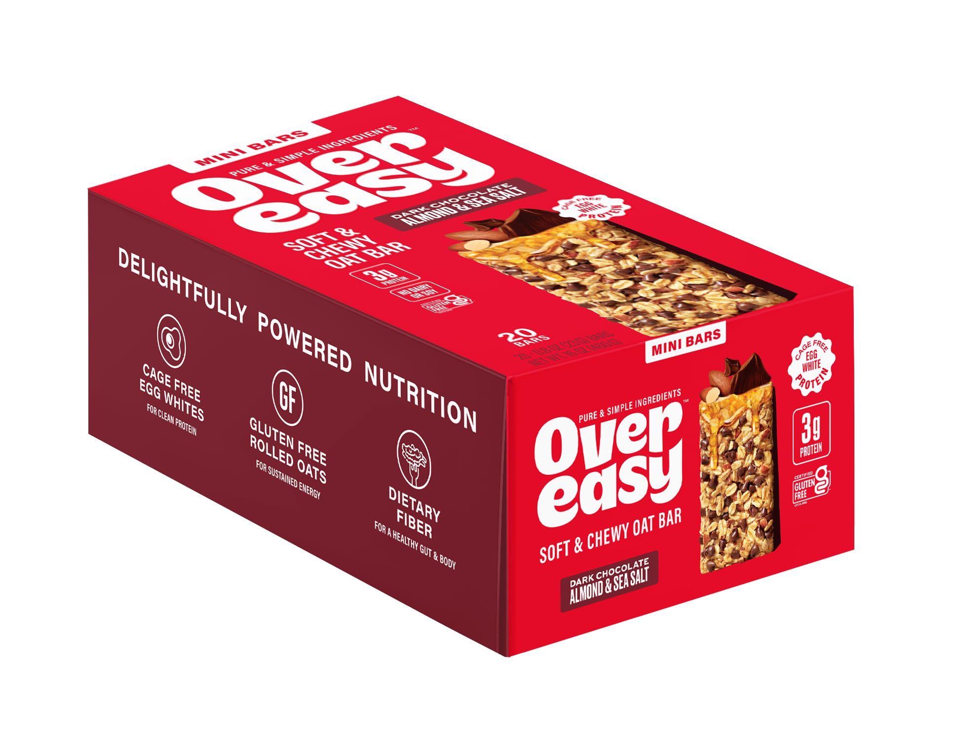 Over Easy Mini Granola OIF8 Breakfast Bars Best Protein 100 Calories