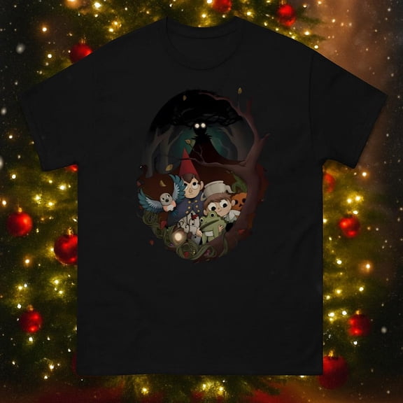 Over Garden Wall Cartoon Inspired Wirt Greg Retro Fantasy T-Shirt, up to size 5XL