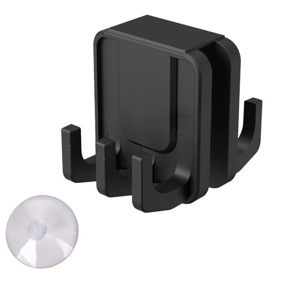 Over Glass Door Shower Towel Rack Silicone Double Sided Hook Bathroom Suction Cup Shower Door Hook