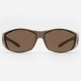 thumbnail image 1 of Over Glasses Sunglasses Wrap Around Fit Over Glasses for Men and Women, Large Fitover Shades Modica in Brown, 1 of 11