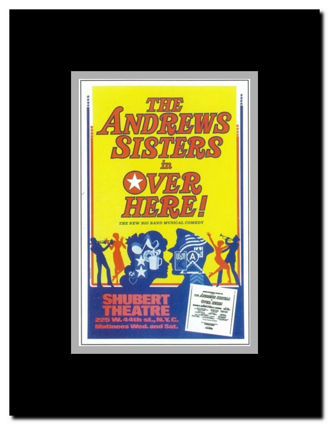 Over Here! (Broadway) Framed Movie Poster