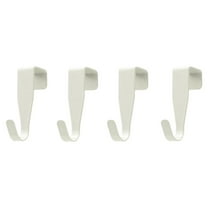 Over Hooks, 4pcs Small Over Cupboards Hook for Hanging, Removeable Cabinet B Single Hooks for Bedroom, Over