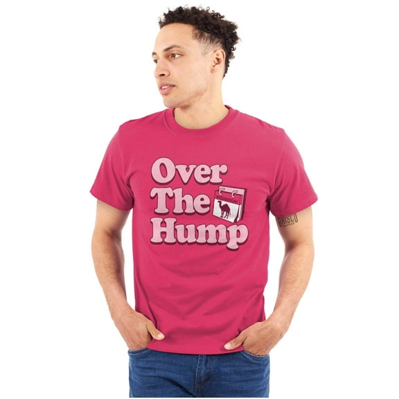 Over Hump Camel Guess What Day It Is Plus Size Crewneck Graphic Tee Shirt Brisco Brands 2X