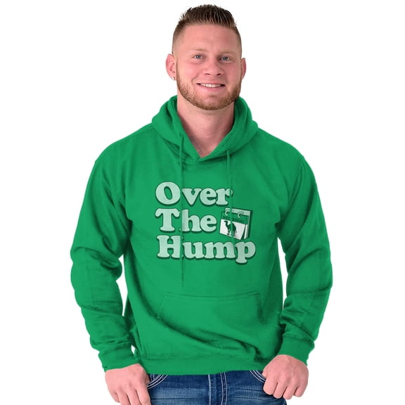 Over Hump Camel Guess What Day It Is Unisex Plus Fleece Graphic Hoodie Brisco Brands 2X