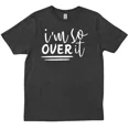 thumbnail image 1 of Over It I So Over It Moving On T-Shirt BLACK Unisex S-5XL Hot Trending Shirt, Vintage Birthday Gift, 1 of 4