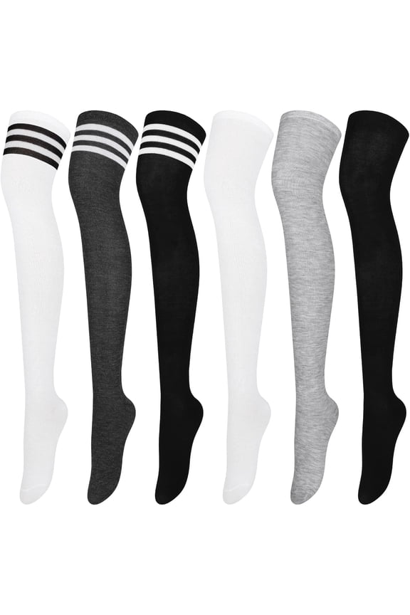 Over Knee Thigh Socks Warm Stocking Boot Sock Leg Warmer for Daily Wear, Cosplay