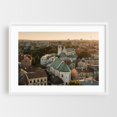 thumbnail image 1 of Over Lublin 04 - Lublin Lubelskie Poland Photography White Framed Wall Art Print 16 x 24 inches, 1 of 3