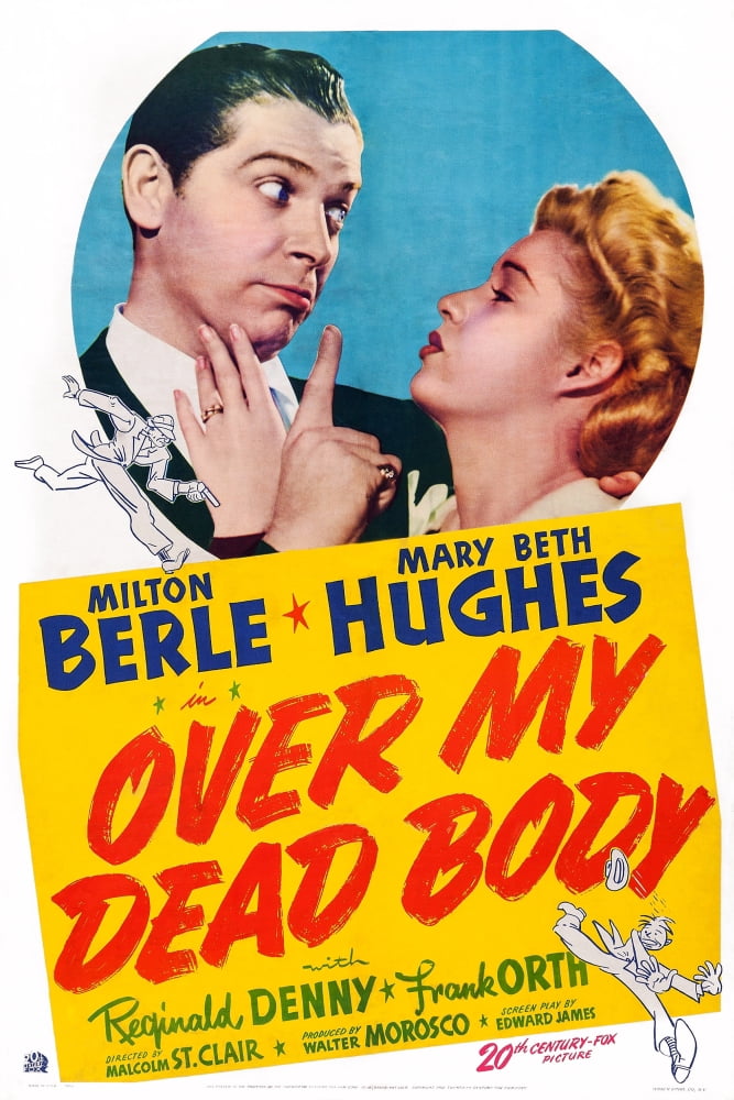 Over My Dead Body U Canvas Art - (11 x 17)