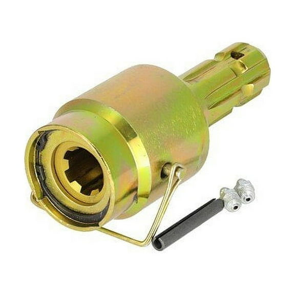 Over-Running Coupler 1-1/8" 6 Spline Female 1-3/8" 6 Spline Male fits PTO Drivelines & Parts Over-Running Couplers