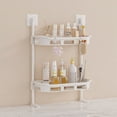 thumbnail image 1 of Over Sink Bathroom Shelf - Wall Mounted Storage Rack 3-Tier Organizer Space Saving Toiletry Caddy Kitchen Compatible No Tools Installation(White), 1 of 6