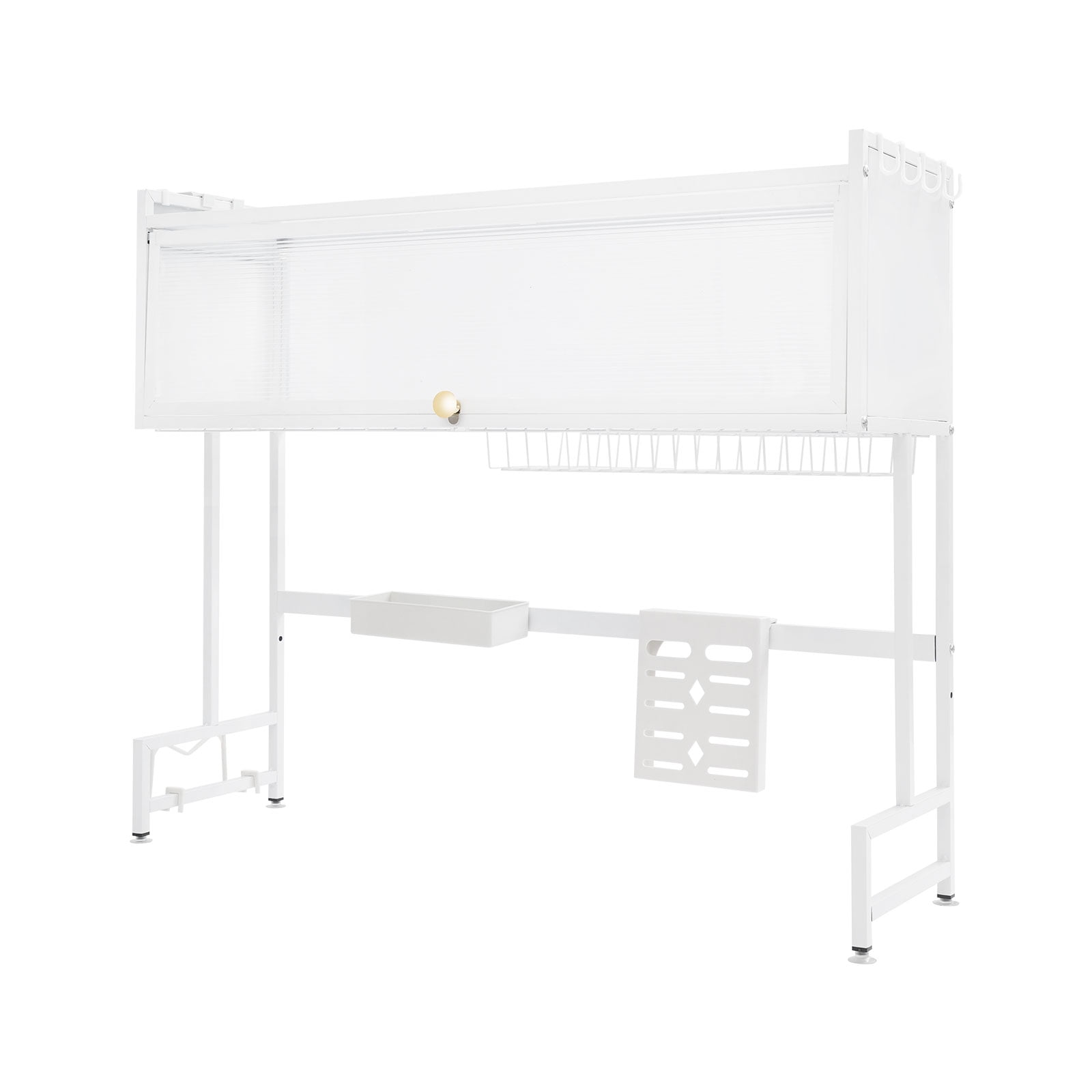 Over Sink Dish Drying Rack, Sink Drainer Rack, Space-Saving Organized for Dishes 37.4*11.81*31.5in