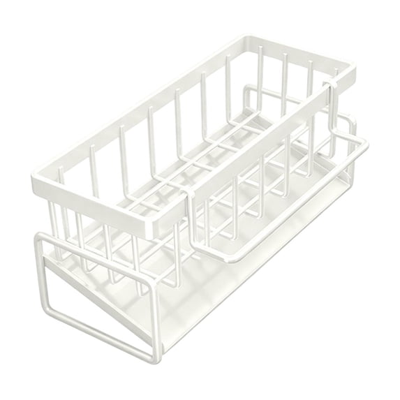 Over Sink Dish Drying Rack, Slanted Shelving Unit Sink Dishcloth Draining, Metal Kitchen Storage Organizer