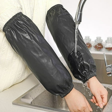 Over Sleeve Arm Protector Cover Oil Waterproof Elasticated Cuffs Wrist to Elbow