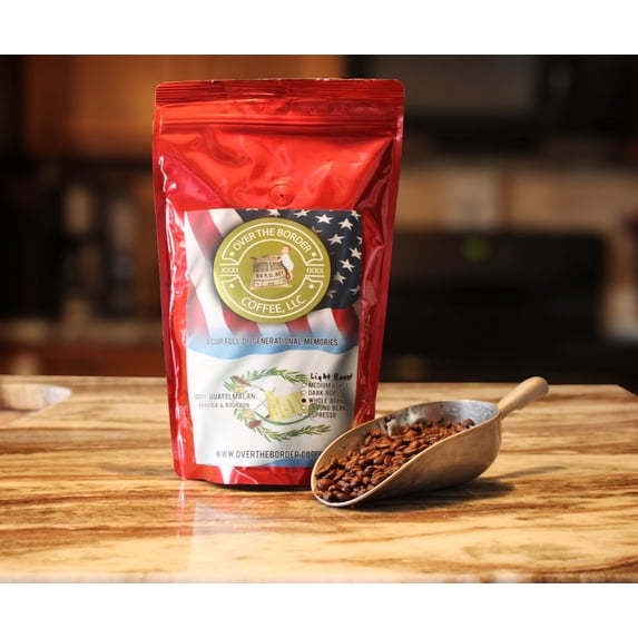 Over The Border Coffee Medium Roast Whole Bean