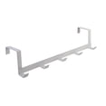 thumbnail image 1 of Over The Door 5 Hooks Home Bathroom Organizer Rack Clothes Coat Hat Towel Hanger, 1 of 2